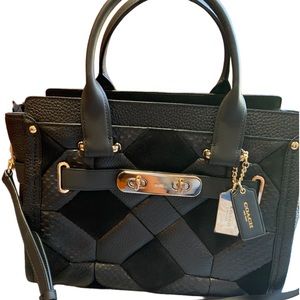 Coach canyon quilted patchwork Swagger 27 Satchel